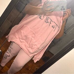Baby pink sweatsuit